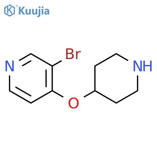 3-bromo-4-(piperidin-4-yloxy)pyridine structure
