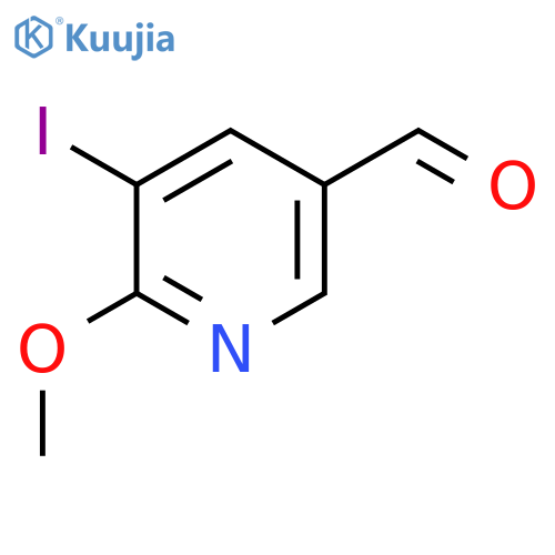 5-Iodo-6-methoxynicotinaldehyde structure