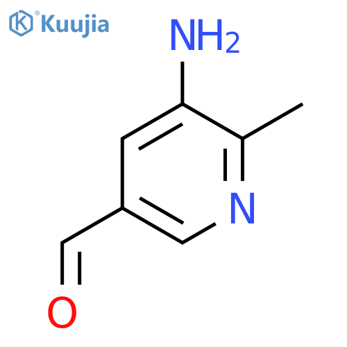5-Amino-6-methylnicotinaldehyde structure