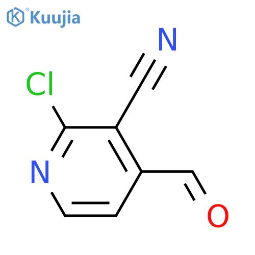 2-Chloro-4-formylnicotinonitrile structure