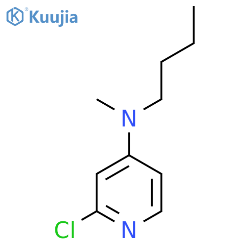 N-Butyl-2-chloro-N-methylpyridin-4-amine structure