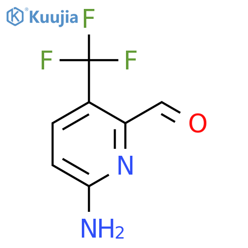 6-Amino-3-(trifluoromethyl)picolinaldehyde structure