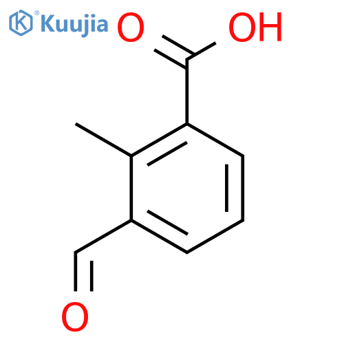 3-Formyl-2-methylbenzoic acid structure