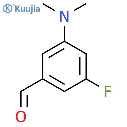 3-(Dimethylamino)-5-fluorobenzaldehyde structure