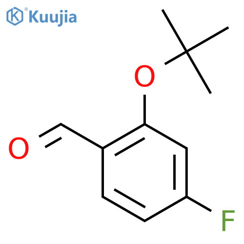 2-tert-Butoxy-4-fluorobenzaldehyde structure