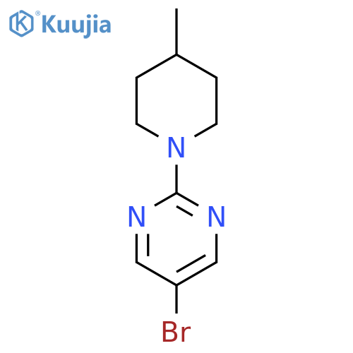 5-Bromo-2-(4-methylpiperidin-1-yl)pyrimidine structure