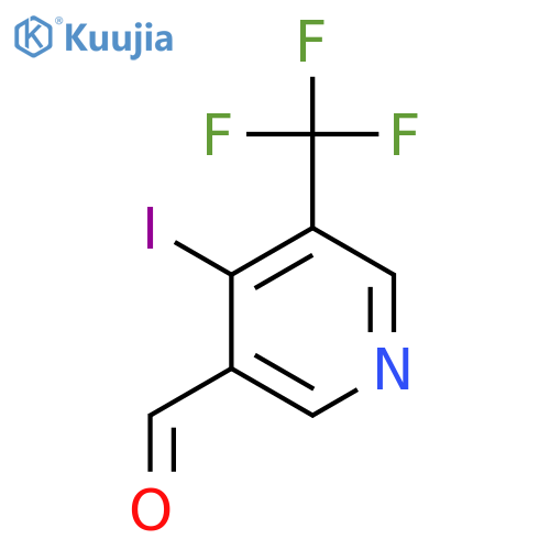 4-Iodo-5-(trifluoromethyl)nicotinaldehyde structure