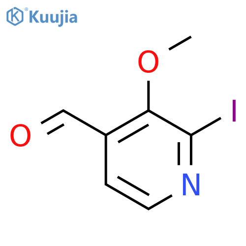 2-Iodo-3-methoxyisonicotinaldehyde structure