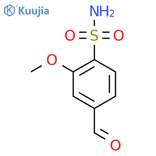 4-Formyl-2-methoxybenzenesulfonamide structure