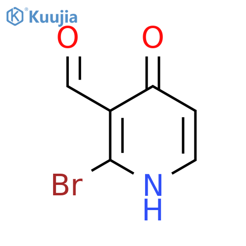 2-Bromo-4-hydroxynicotinaldehyde structure