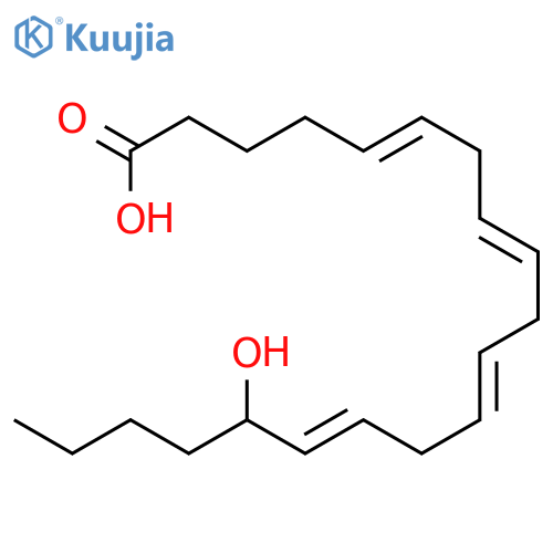 5,8,11,14-Eicosatetraenoicacid, 16-hydroxy-, (5Z,8Z,11Z,14Z)- structure