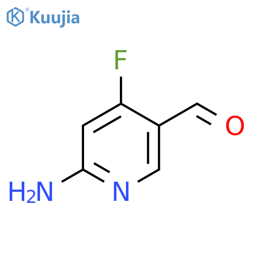 6-Amino-4-fluoronicotinaldehyde structure