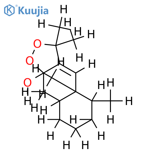 10betaH-8alpha,11-epidioxyeremophil-6-en-8beta-ol structure