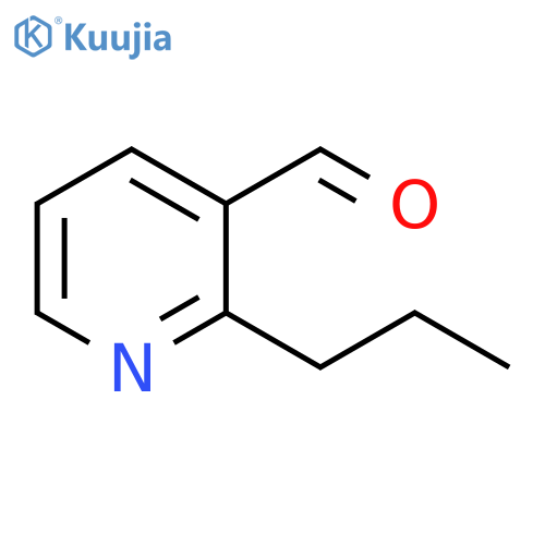 2-propylpyridine-3-carbaldehyde structure