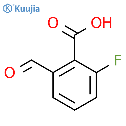 2-Fluoro-6-formylbenzoic acid structure