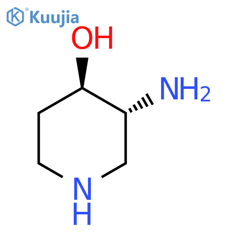 4-Piperidinol, 3-amino-, (3R,4R)-rel- structure