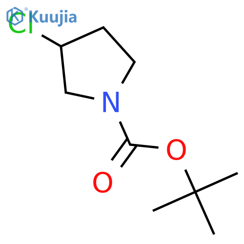(R)-3-CHLORO-PYRROLIDINE-1-CARBOXYLIC ACID TERT-BUTYL ESTER structure