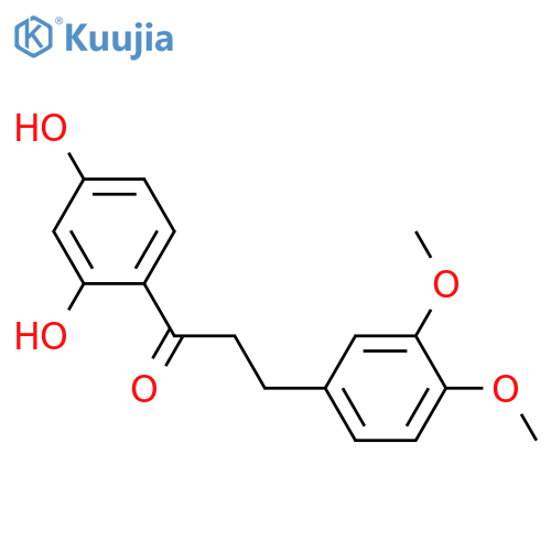 1-(2,4-Dihydroxyphenyl)-3-(3,4-dihydroxyphenyl)-1-propanone; 3,4-di-Me ether structure
