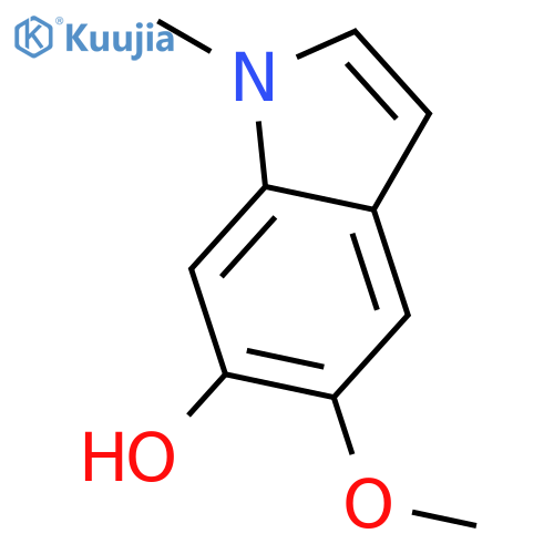 5-methoxy-1-methyl-1H-Indol-6-ol structure