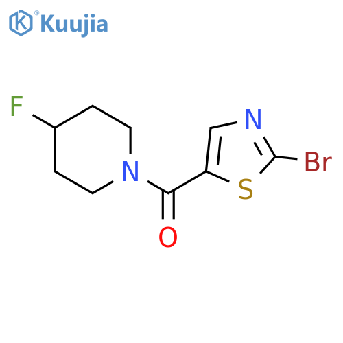 (2-Bromothiazol-5-yl)(4-fluoropiperidin-1-yl)methanone structure