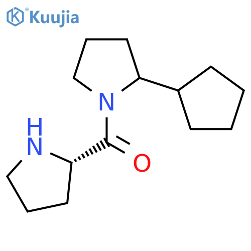 2-cyclopentyl-1-(2S)-pyrrolidine-2-carbonylpyrrolidine structure