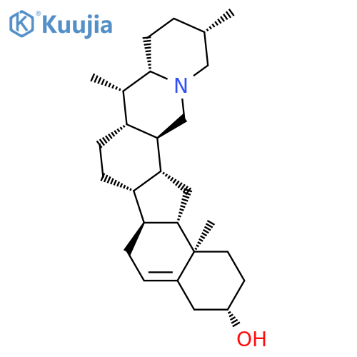 Cevan-3-ol, 5,6-didehydro-, (3β)- structure