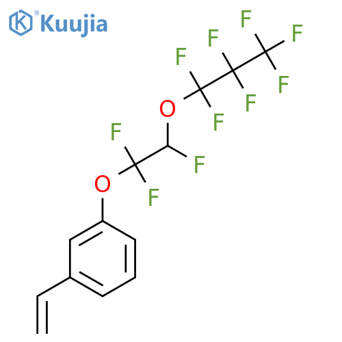 1-Ethenyl-3-[1,1,2-trifluoro-2-(1,1,2,2,3,3,3-heptafluoropropoxy)ethoxy]benzene structure