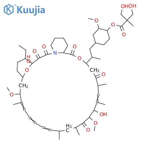 Rapamycin; 46-Methyl, 42-O-[3-hydroxy-2-(hydroxymethyl)-2-methylpropanoyl] structure