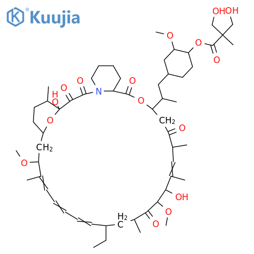Rapamycin; 51-Methyl, 42-O-[3-hydroxy-2-(hydroxymethyl)-2-methylpropanoyl] structure