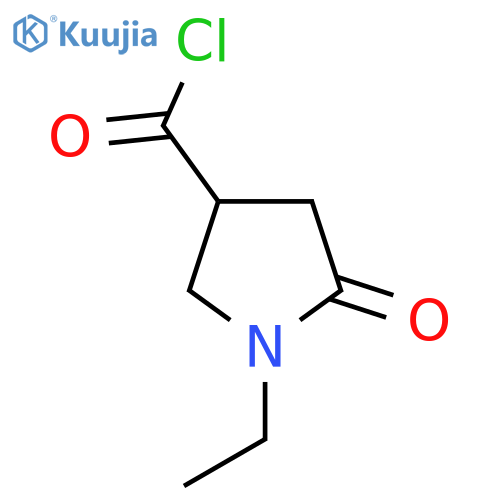1-Ethyl-5-oxopyrrolidine-3-carbonyl chloride structure