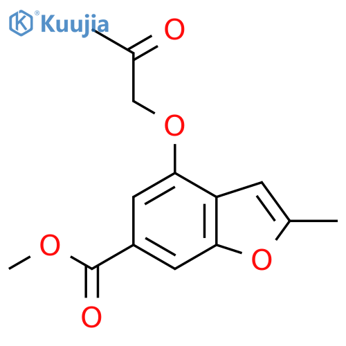 Methyl2-methyl-4-(2-oxopropoxy)benzofuran-6-carboxylate structure