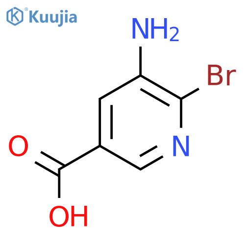 5-Amino-6-bromonicotinic acid structure