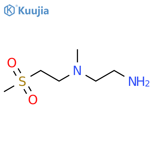 1,2-Ethanediamine, N1-methyl-N1-[2-(methylsulfonyl)ethyl]- structure