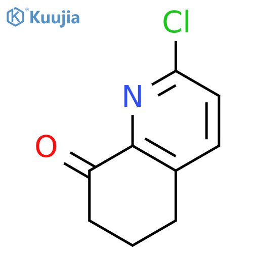 2-chloro-6,7-dihydro-5h-quinolin-8-one structure