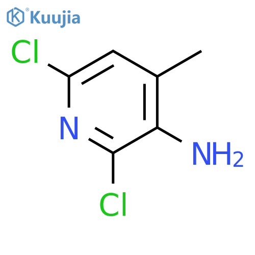 2,6-Dichloro-4-methylpyridin-3-amine structure