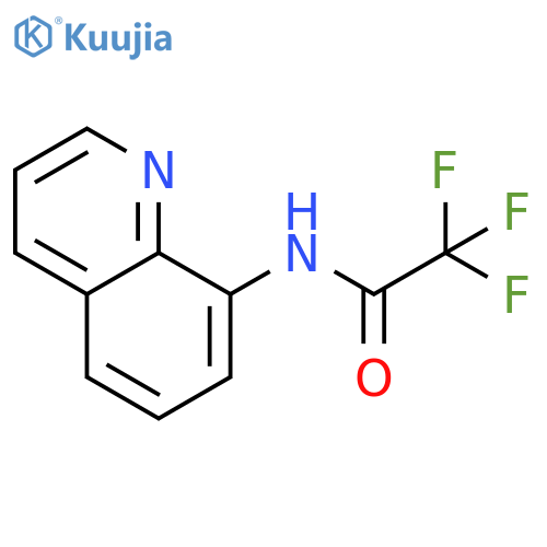Acetamide,2,2,2-trifluoro-N-8-quinolinyl- structure