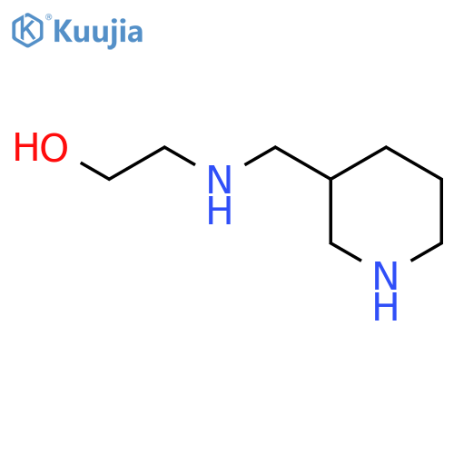 2-[(3-piperidinylmethyl)amino]-Ethanol structure