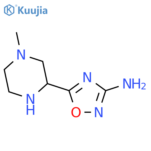 1,2,4-Oxadiazol-3-amine,5-(4-methyl-2-piperazinyl)- structure