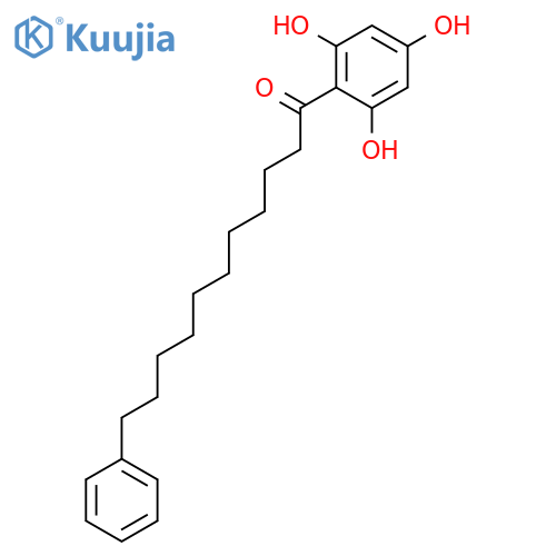 11-Phenyl-1-(2,4,6-trihydroxyphenyl)-1-undecanone structure