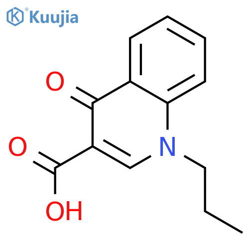 4-oxo-1-propyl-1,4-dihydroquinoline-3-carboxylic acid structure