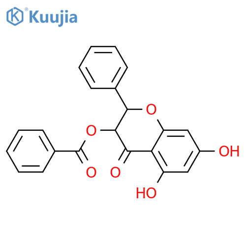 3,5,7-Trihydroxyflavanone; (2R,3R)-form, 3-Benzoyl structure