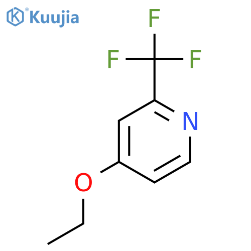 4-Ethoxy-2-(trifluoromethyl)pyridine structure