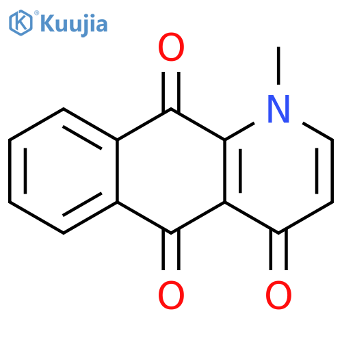 Benzo[g]quinoline-4,5,10(1H)-trione, 1-methyl- structure
