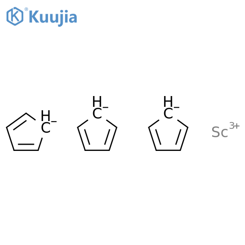 Scandium, tris(h5-2,4-cyclopentadien-1-yl)- structure
