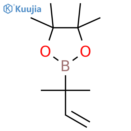 2-(1,1-dimethyl-2-propenyl)-4,4,5,5-tetramethyl-1,3,2-dioxaborolane structure