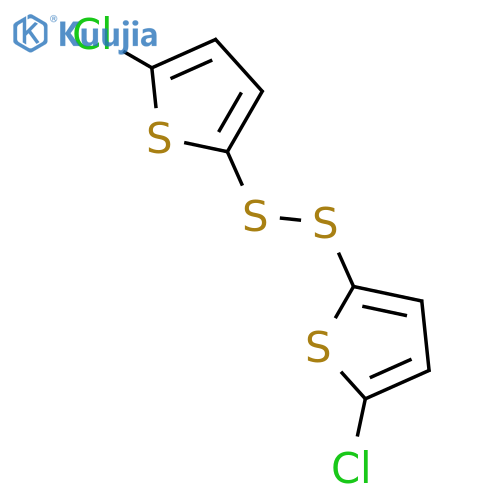 2,2'-Disulfanediylbis(5-chlorothiophene) structure