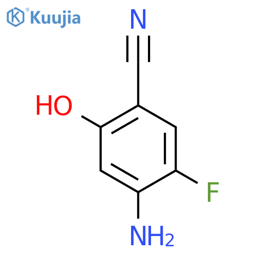 4-Amino-5-fluoro-2-hydroxybenzonitrile structure
