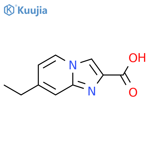 7-Ethylimidazo[1,2-a]pyridine-2-carboxylic acid structure