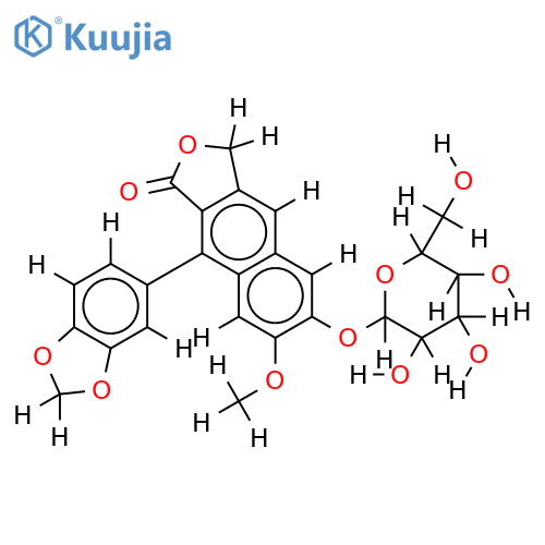 daurinol beta-D-glucoside structure