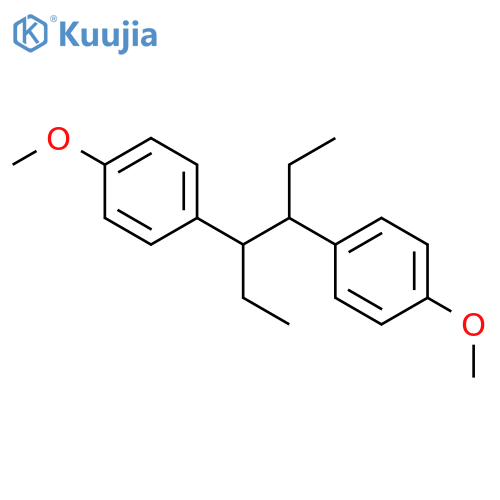 Benzene,1,1'-(1,2-diethyl-1,2-ethanediyl)bis[4-methoxy- structure